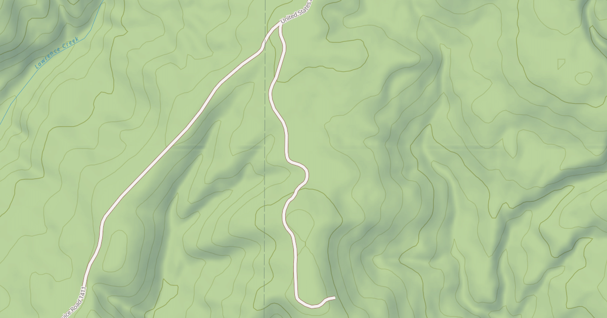 Map preview of USFS National Forest System Roads {B2AE2D67-6DD3-4D9C-A4F3-4CE91B438865}