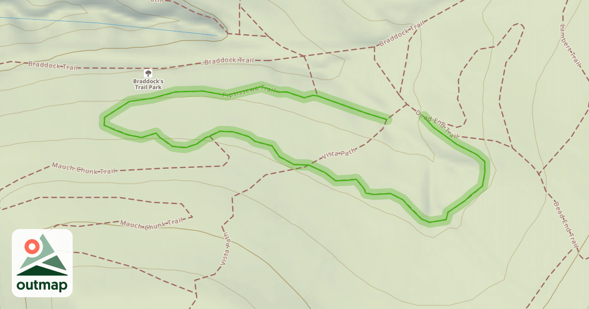 Map of Pipsissewa Trail