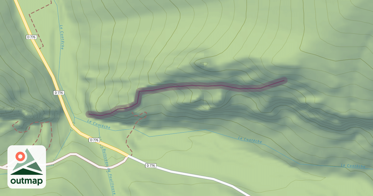 Map of Climbing Crag