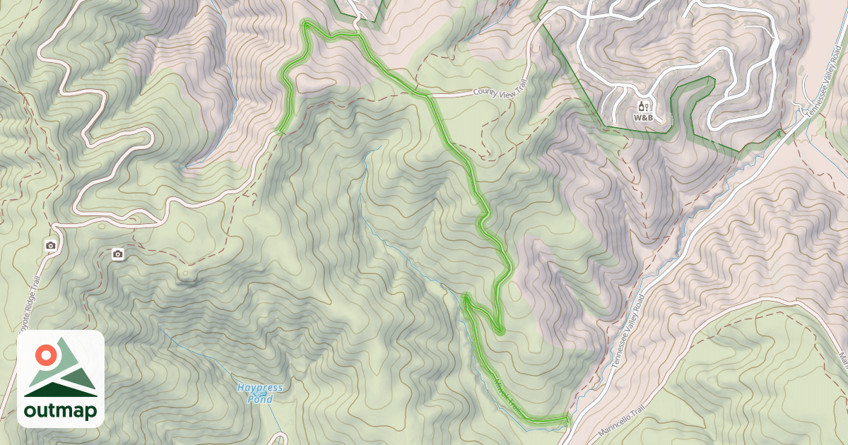 Map of Miwok Trail