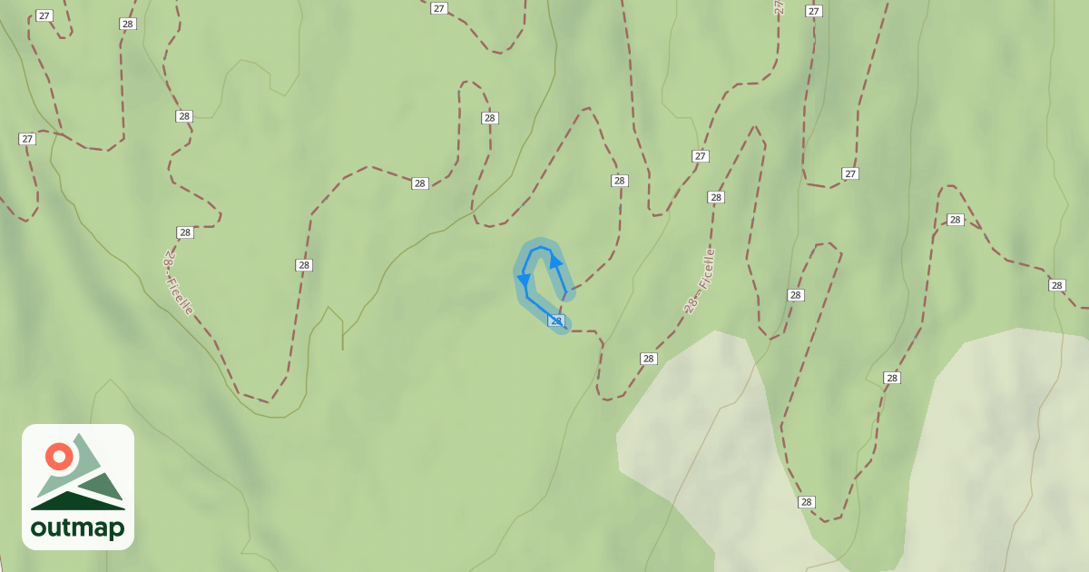 Map of 28 - Ficelle