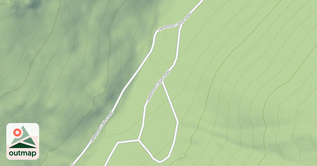 Map of HEFFERMAN CABINS
