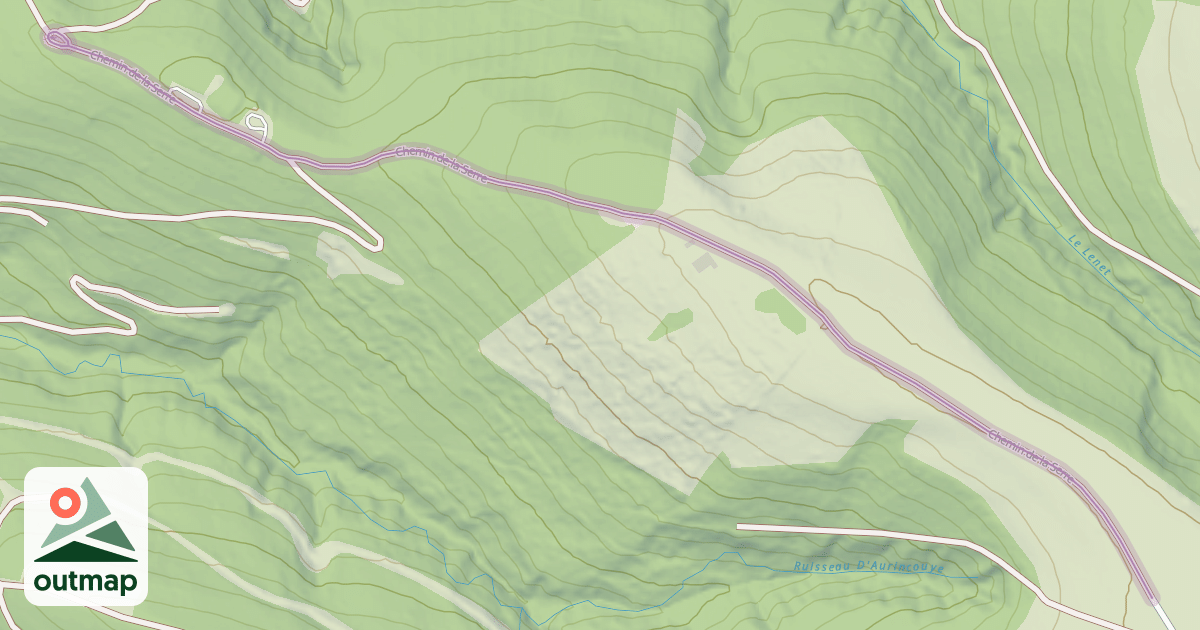 Map of Chemin de la Serre