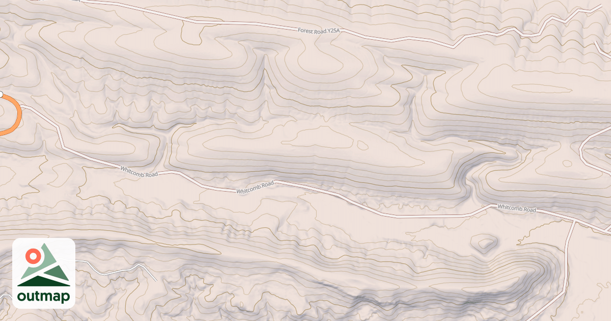 Map of USFS Motor Vehicle Use Map Roads {EA48FD78-61A9-43B0-9EBB-40D86402D833}