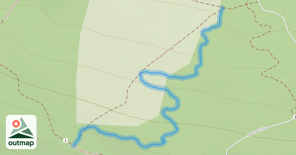 Map of Prayer Flag Trail
