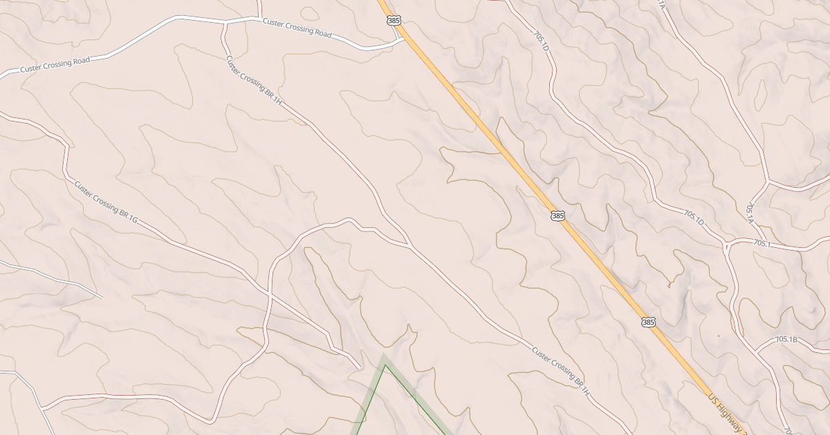 Map preview of CUSTER CROSSING BR 1H