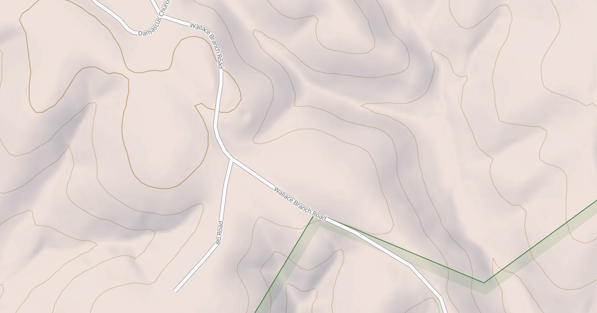 Map preview of WALLACE BRANCH ROAD