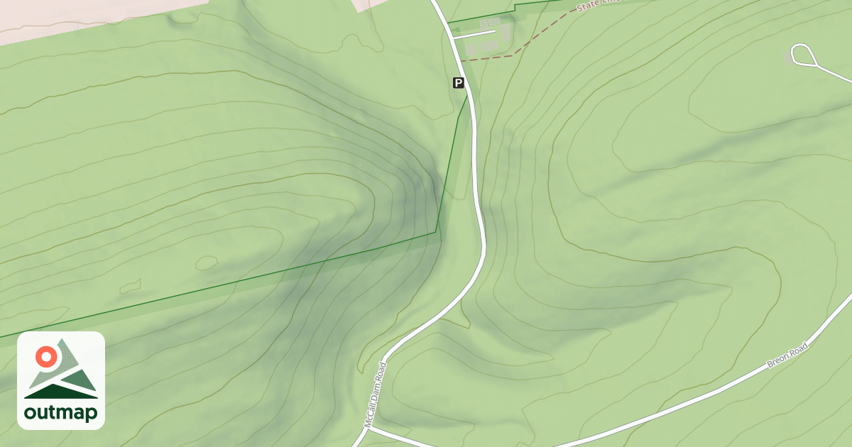 Map of Bald Eagle State Forest Snowmobile Trails