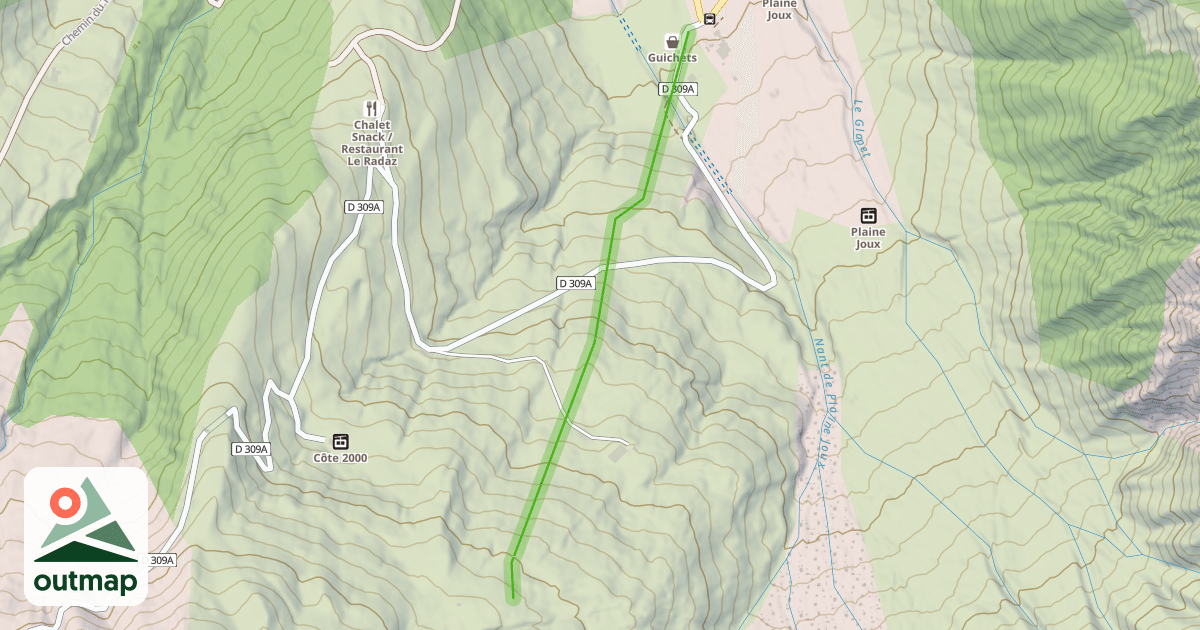 Map of Airelles