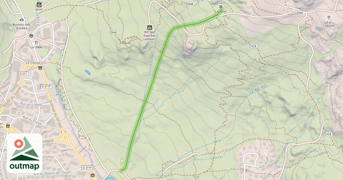 Map of Stade du Taburle
