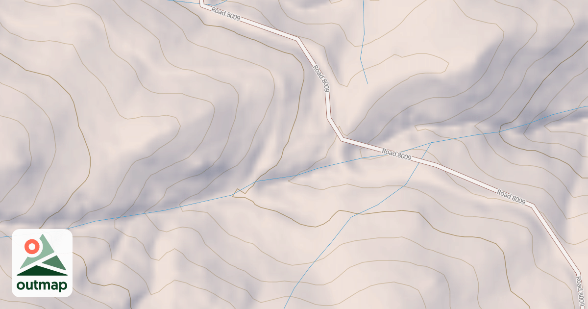 Map of CLEARWATER CREEK T2