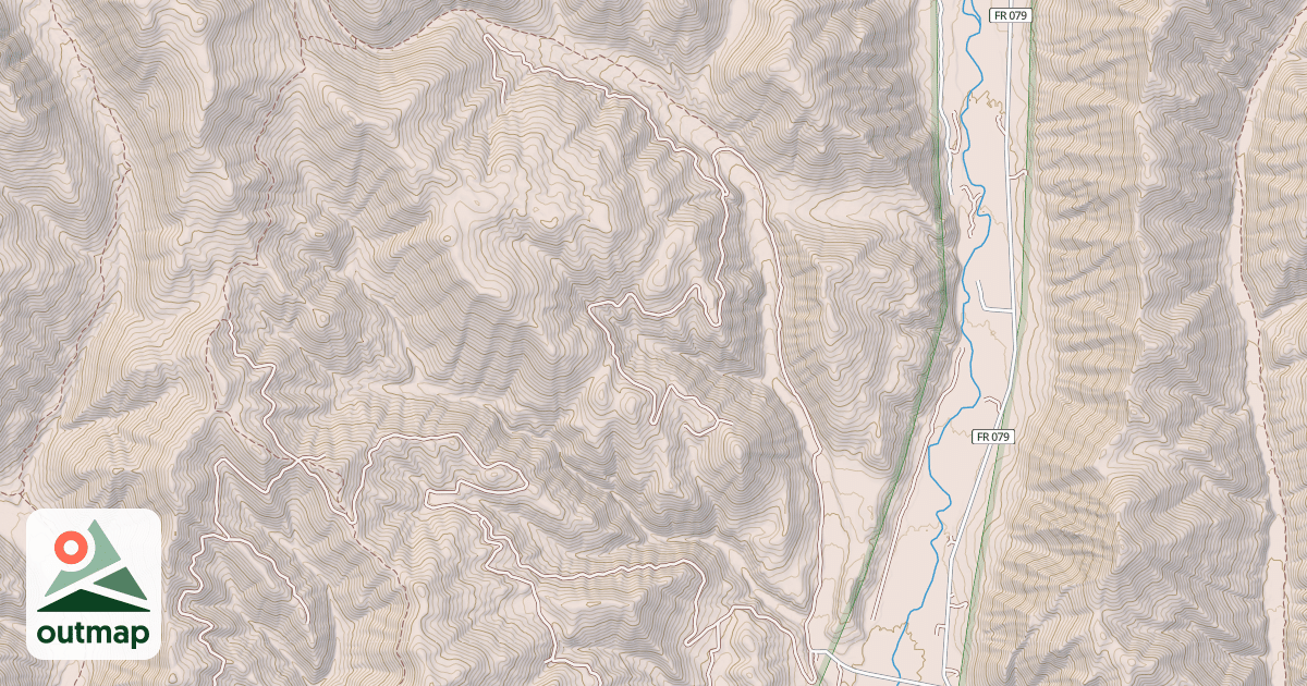Map of SKUNK CR