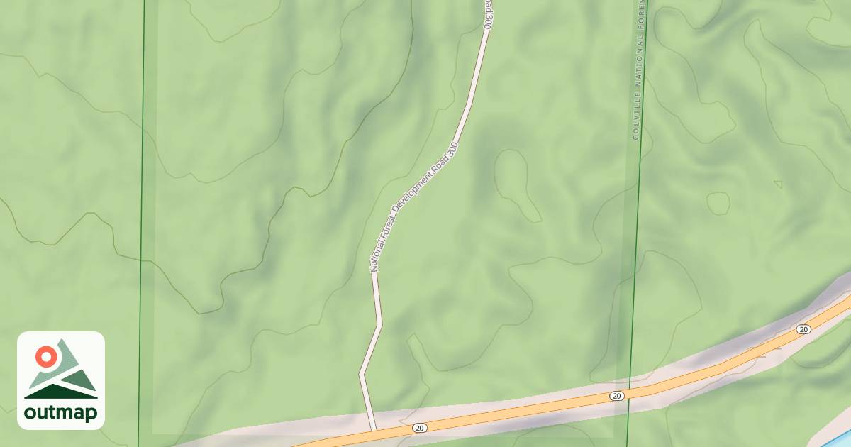 Map of USFS Motor Vehicle Use Map Roads {4D612865-E286-4C34-B10C-E2503653B841}