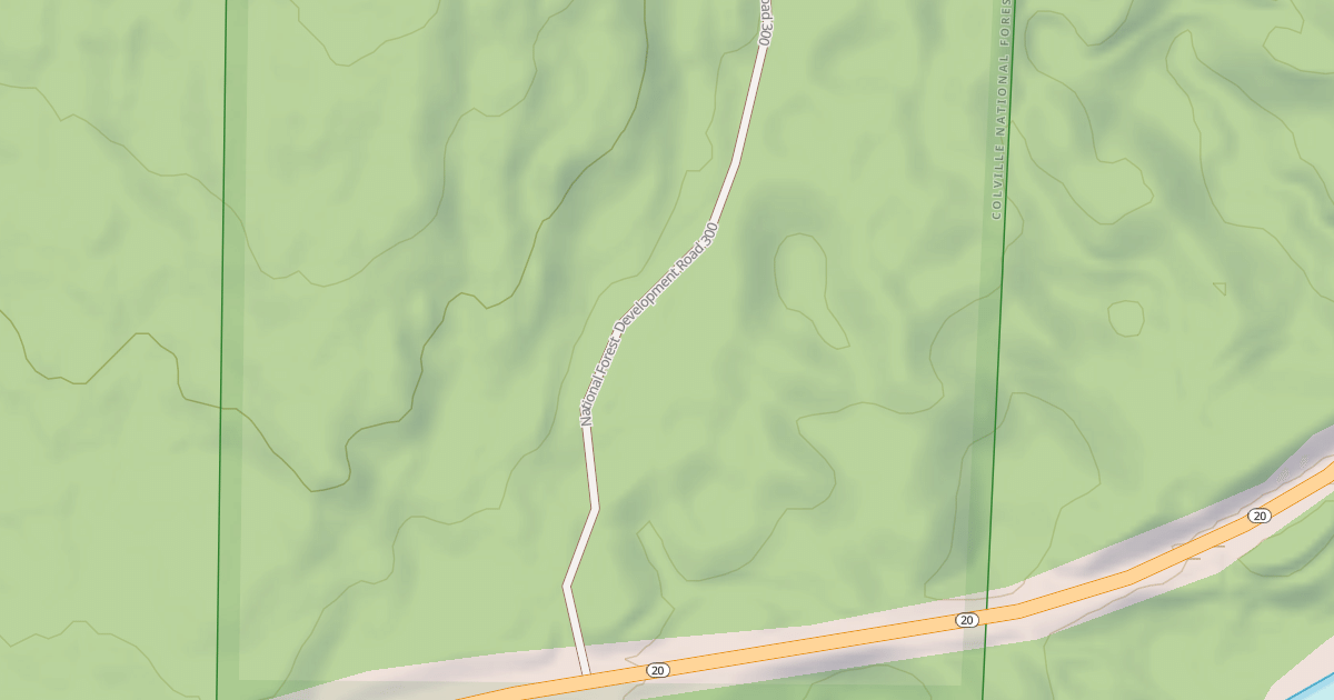 Map preview of USFS Motor Vehicle Use Map Roads {4D612865-E286-4C34-B10C-E2503653B841}