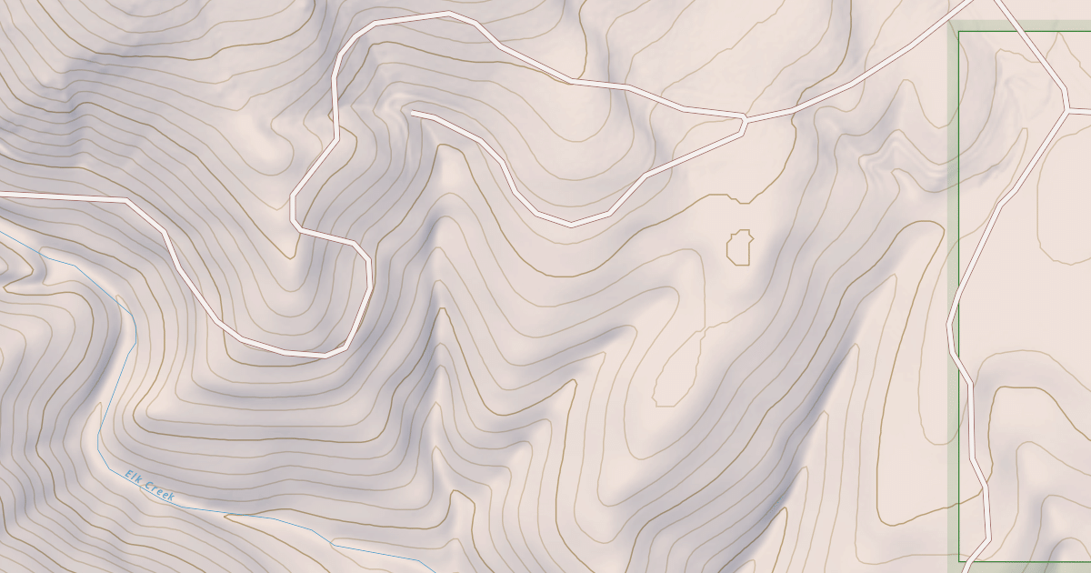 Map preview of USFS National Forest System Roads {35A0829C-FB6F-4BEC-A95F-F5A099C88E59}