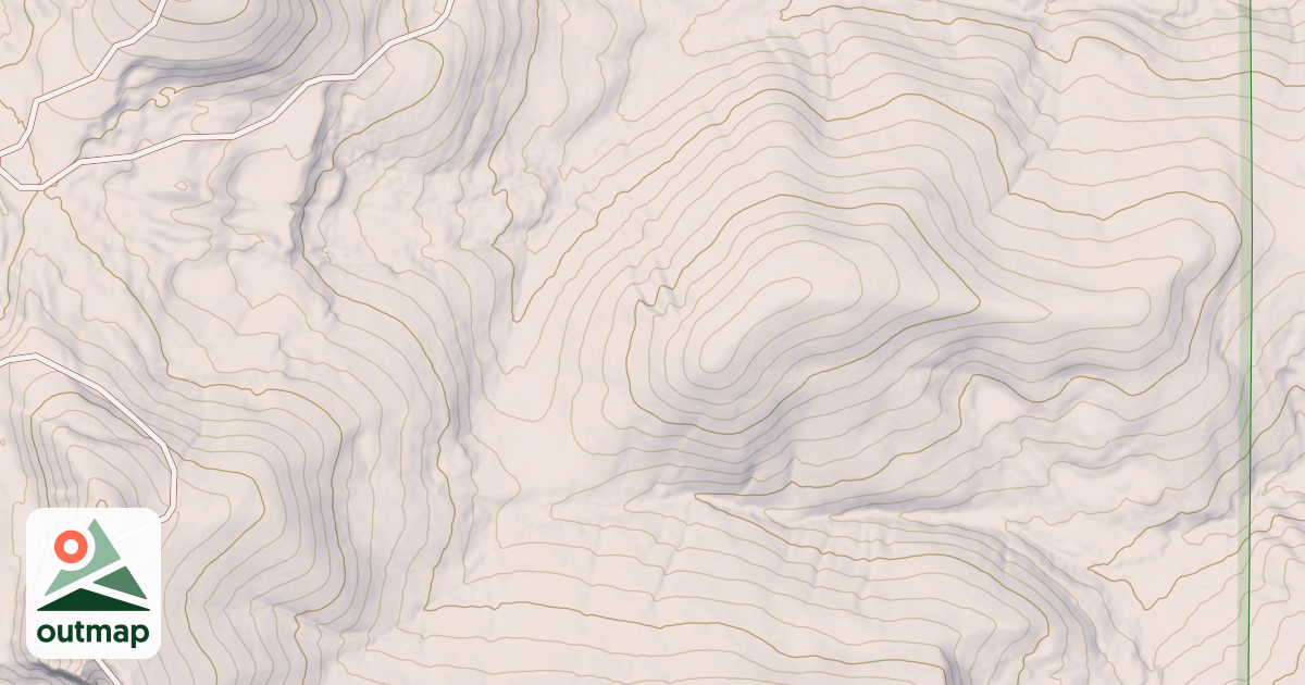 Map of BALD MOUNTAIN SPUR B