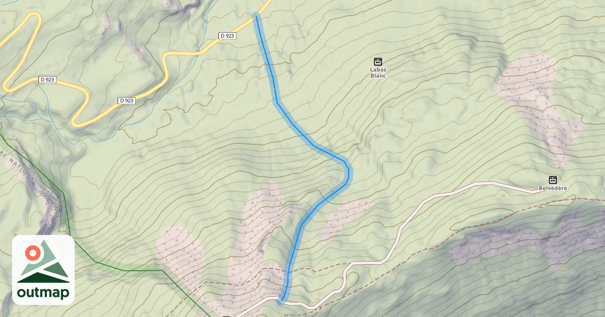 Map of Isards