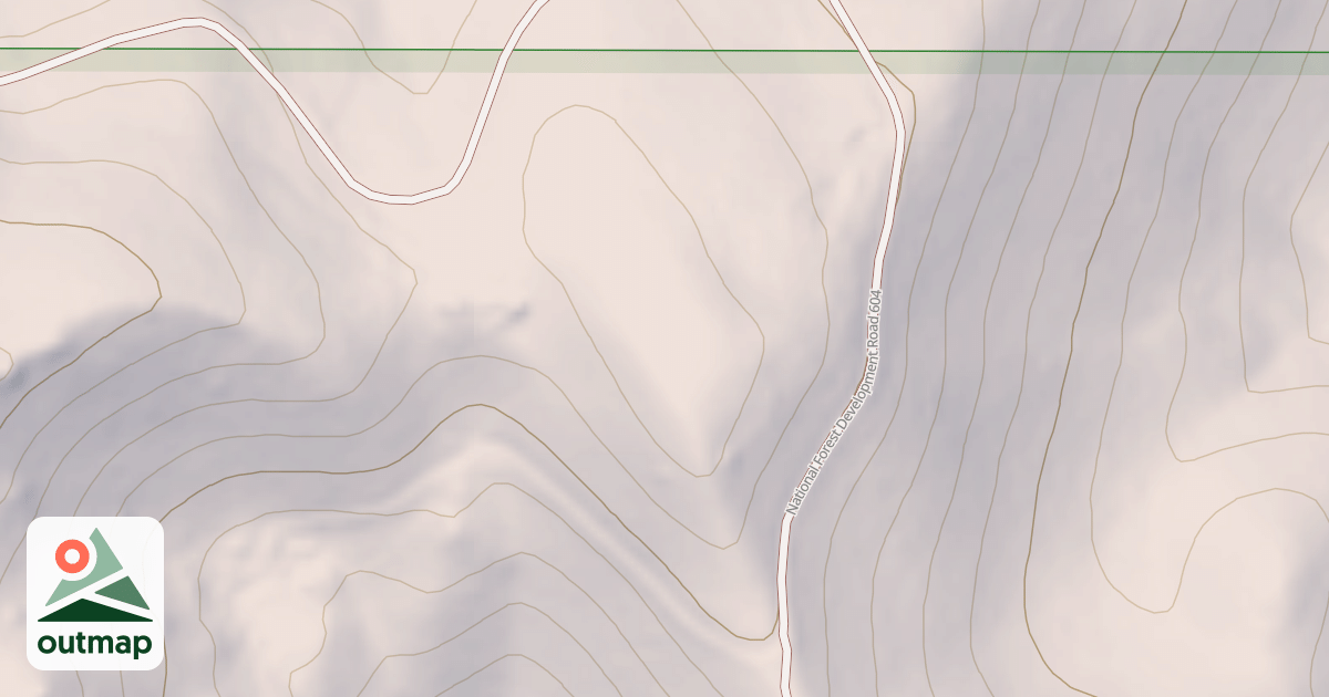 Map of USFS National Forest System Roads {DE5C2E64-45FB-4344-B62F-B46EB3443E06}