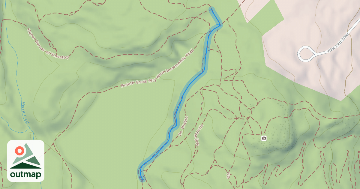 Map of Lower Burner of Stovetop
