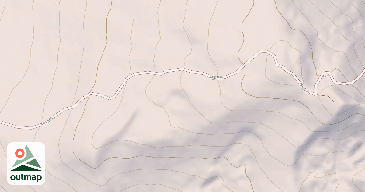 Map of RED BUTTE