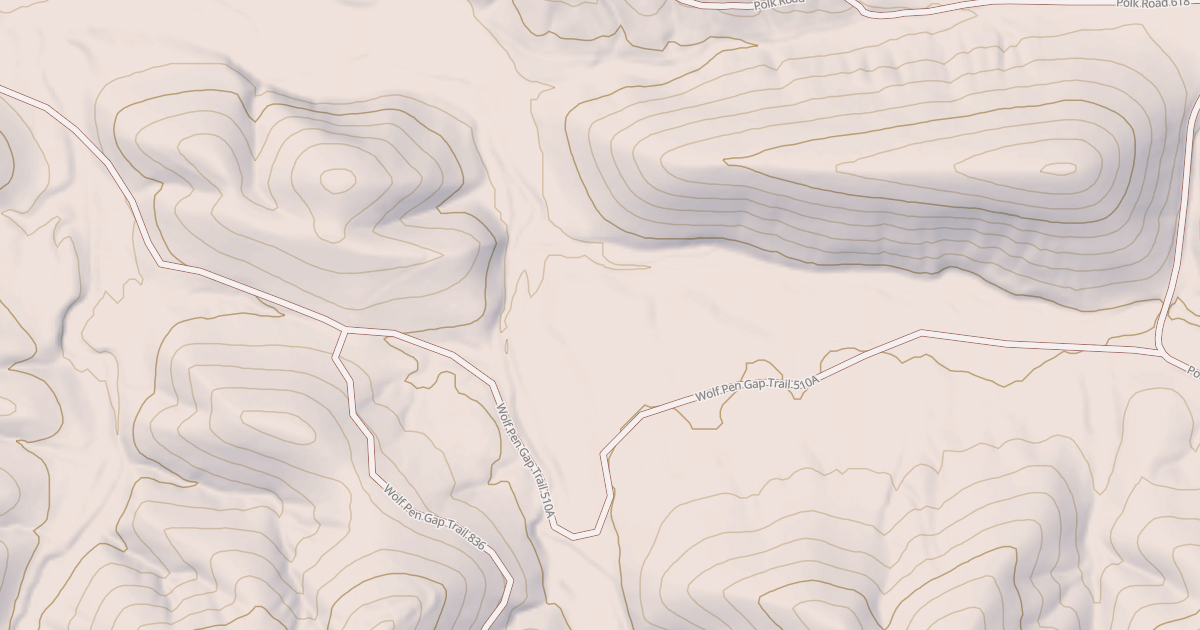 Map preview of STANDING ROCK SPUR