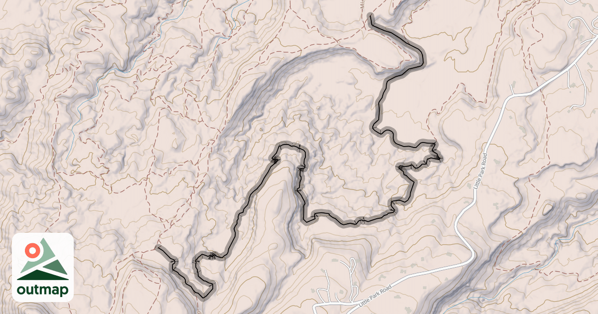 Map of Holy Cross Trail
