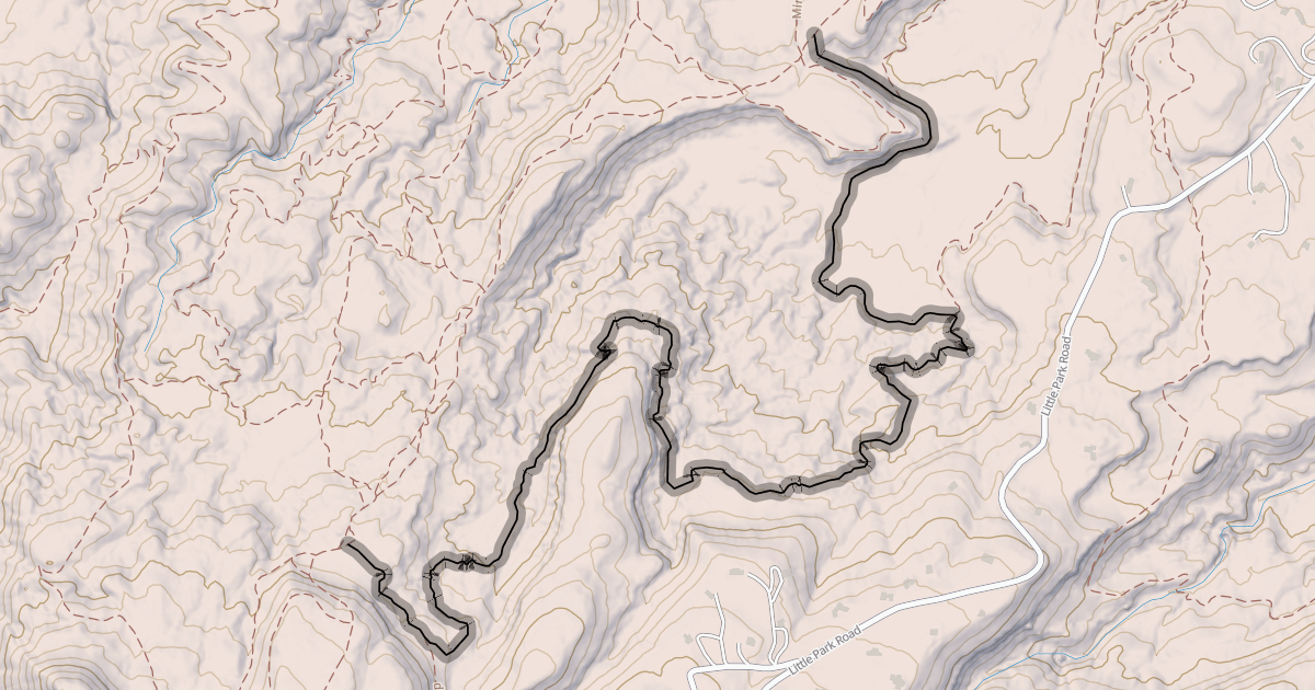 Map preview of Holy Cross Trail