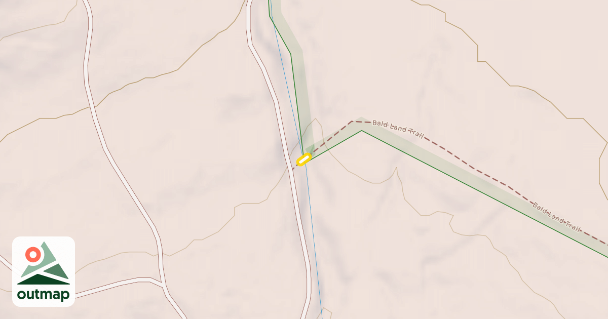 Map of Bald Land Trail