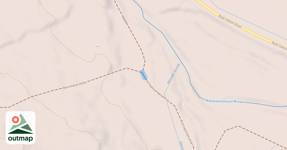 Map of Porcupine Lane