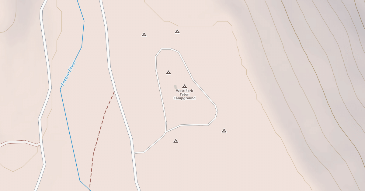 Map preview of WEST FORK CG TOILET