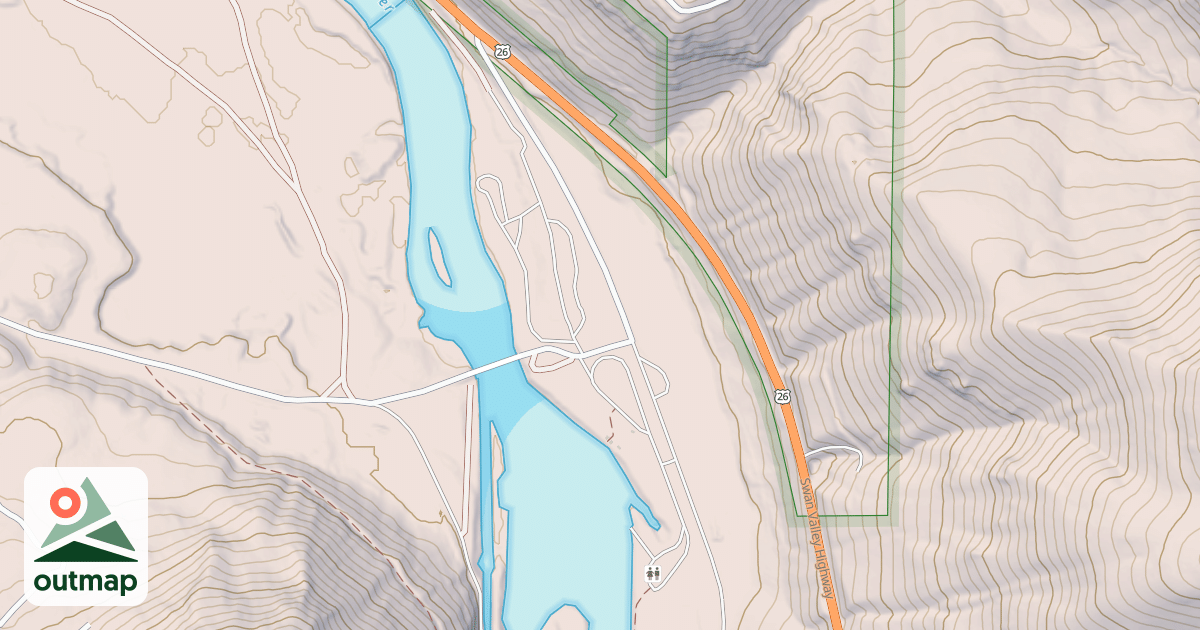 Map of DAM ROAD EAST