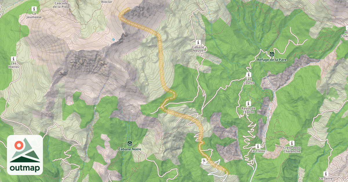 Map of Rocher des Cailles — Tato