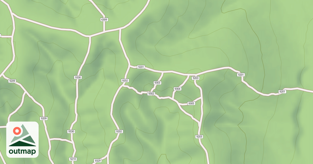 Map of USFS Motor Vehicle Use Map Trails 19408