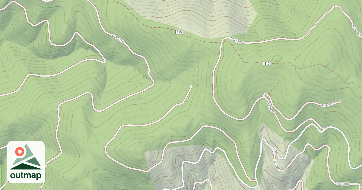 Map of (FDR) BEEF RIDGE