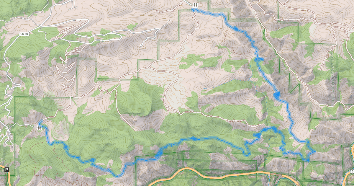 Map preview of Travois Trail
