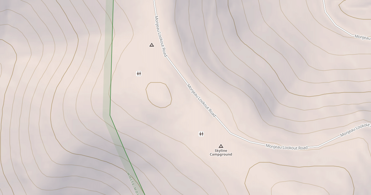 Map preview of SKYLINE CAMPGROUND