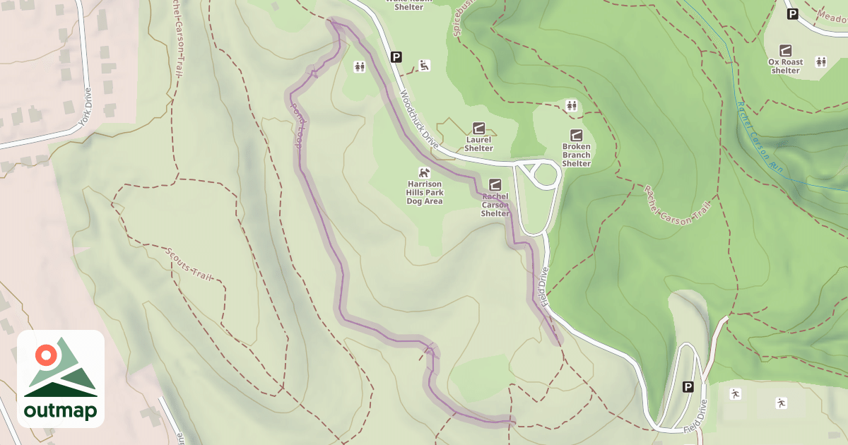 Map of Pond Loop