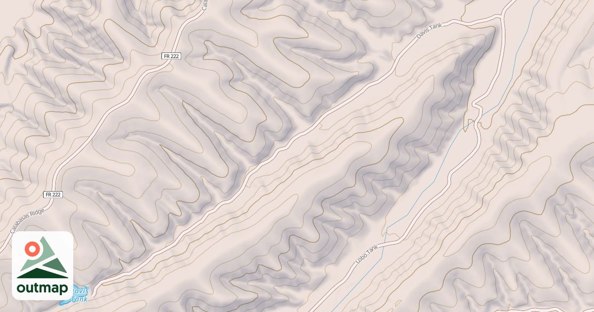 Map of DAVIS TANK