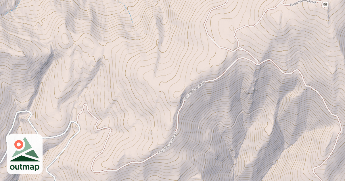 Map of GOAT MOUNTAIN