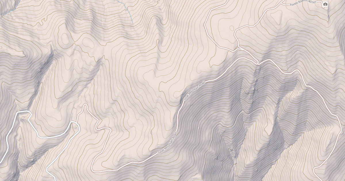 Map preview of GOAT MOUNTAIN