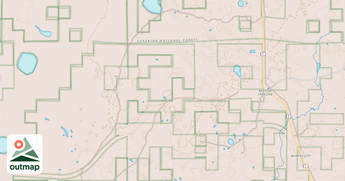 Map of CLOQUET LAKE
