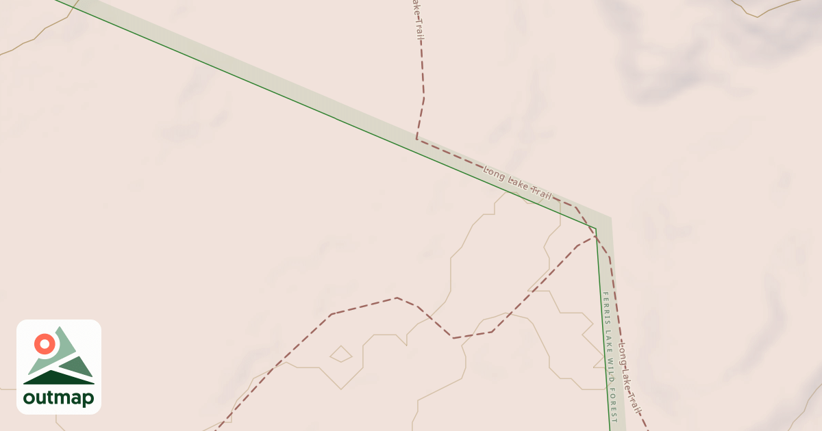 Map of Long Lake Trail