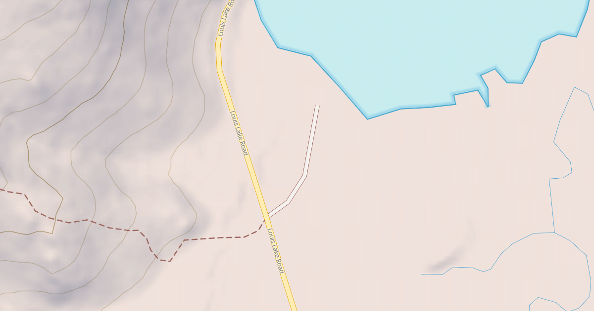 Map preview of OLD LOUIS LAKE BOAT RAMP