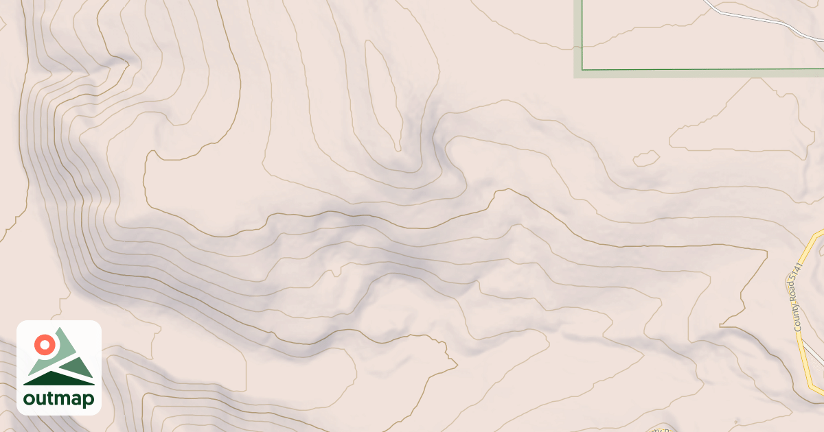 Map of DRY GULCH