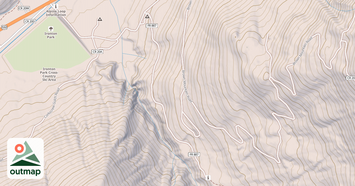 Map of GRAY COPPER GULCH