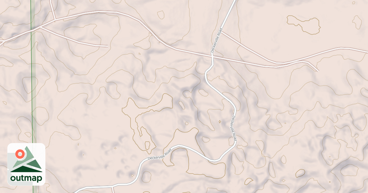 Map of DECKERVILLE