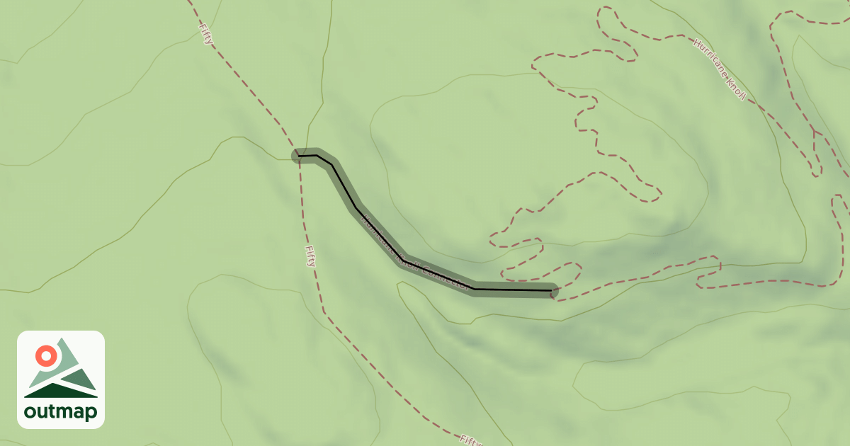 Map of Hurricane Knoll Connector