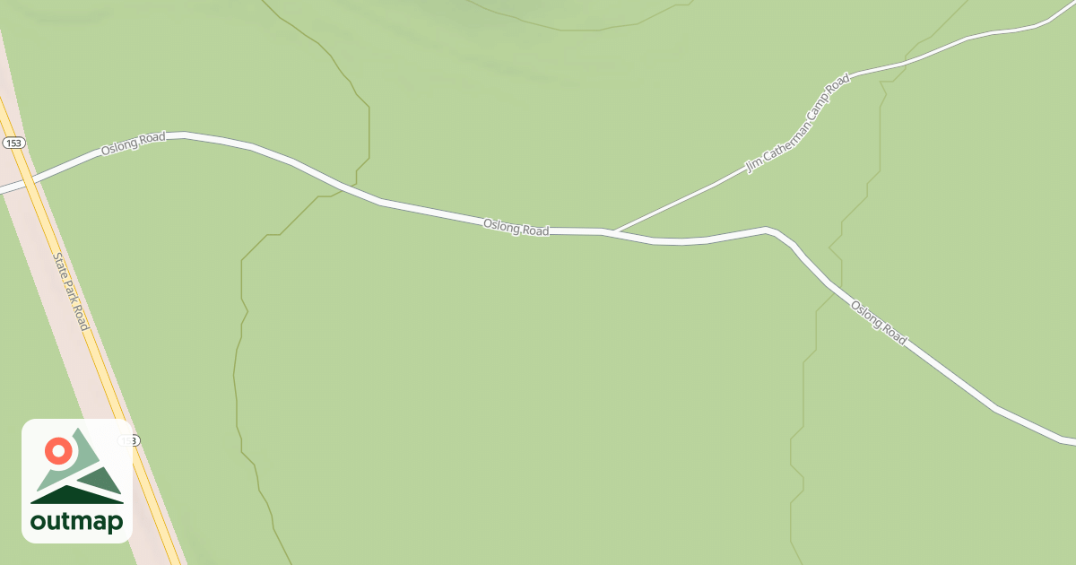 Map of S.B. Elliott State Park Snowmobile Trails