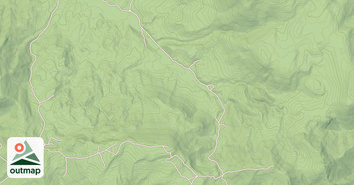 Map of BROCK CANYON