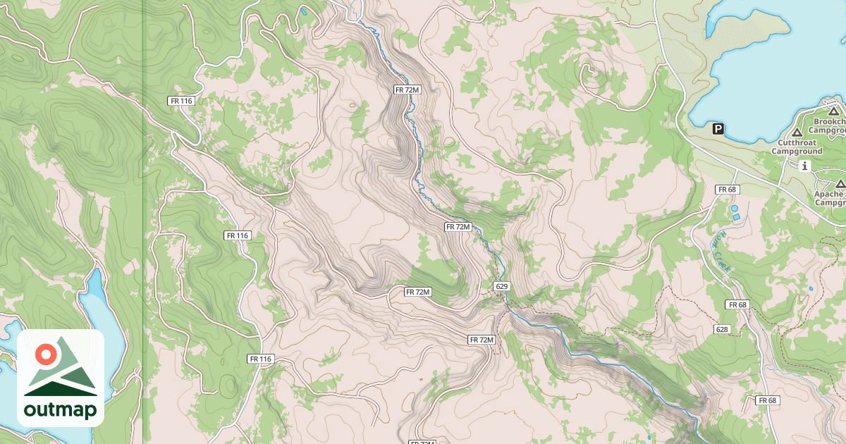 Map of USFS National Forest System Roads {46F35A37-B155-4C11-AD05-FB4F9677F425}